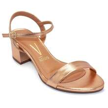 Vizzano Women's Metallic Premium Casual Block Heel Sandal 6291.1400 - Màu hồng gỉ - Xem 8