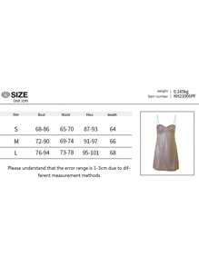 Women's Sexy Glitter Rhinestone Spaghetti Strap Mini Dress Sparkly Low-Neck Sleeveless Backless Party Club Bodycon Dress - Màu tím - Xem 11