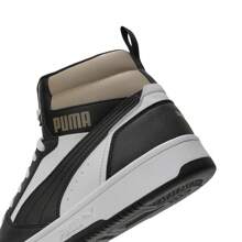 Puma 2024 Unisex Rebound Mid-Top Casual Sneakers 39232622 - White - View 5