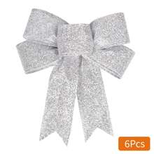 2/6/15 peças, Sinos Decorativos, Laços de Fita para Pendurar, Decoração de Beltane, Mini Enfeite de Laço, Mini Acessórios, Enfeite de Laço de Natal, Laço de Fita para Cabelo, Pingente para Árvore de Natal em Tecido (10x12cm), Melhores Presentes de Aniversário, Decoração para Casa, Decorações de Natal, Decoração de Quarto, Natal e Inverno