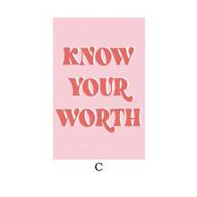 1PC Modern Nordic More Mas Amor Por Favor Spaanse Quote Posters Print Canvas Schilderij Trendy Roze Liefde Quote Muurkunst Kamer Huisdecoratie Geen Lijst
