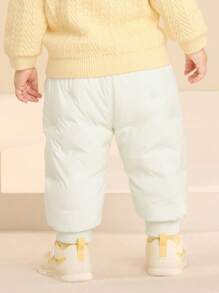 Balabala Baby Pants, Girls Winter Long Pants, Warm Pants, New In 2024 - Milky White - View 3
