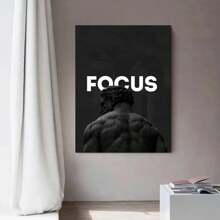 1pc Inspirational Motivational Wall Art Poster - Positive Quotes For Office, Gym, Home Decor - Encouragement Gifts - Positive Sayings For Wall Decor - Entrepreneur Wall Art Picture - No Frame Needed