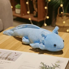 Gran almohada de peluche de ajolote, juguetes de peluche de animales Kawaii, peluches de ajolote rosa, peluches blandos, almohada de peluche suave para regalos de festivales, decoraciones romanas, almohada enorme, almohada de elefante, sudadera con capucha de ajolote