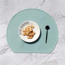 1 szt. silikonowa podkładka półokrągła, silikonowa podkładka termoizolacyjna Morandi Color, mata na stół do jadalni, podkładka pod miskę, uchwyt na garnek