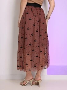 Skirt - Cà phê nâu - Xem 4