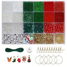 1 BỘ Quà tặng Tiệc Giáng sinh Halloween Lễ Tạ ơn Năm mới Mặt dây chuyền hình đầu lâu dơi, Bộ trang sức hạt móc khóa tự làm & Hạt chữ & Hạt CCB Bộ hạt đất sét polymer Bộ dụng cụ làm hoa tai Vòng tay Vòng cổ Trang sức Bộ làm quà tặng sinh nhật - Nhiều màu - Xem 16