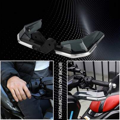 PowerMotor PowerMotor Motorcycle Universal 7/8" Handlebar Protectors For Scooter Mountain E-Bike Brake Lever Guard With Aluminum Motocross Dirt Bike