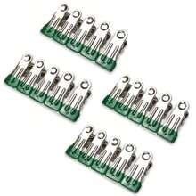 2,16 Zoll schwere Metall-Wäscheklammern 10/20/30 Packungen, Wäscheklammern für Fototrocknen, Wäscheleine, Wäsche, Socken, Beutel-Clips für Lebensmittel, Küche, Edelstahl mit Gummi, 6 Farben, Marke: Cowdro