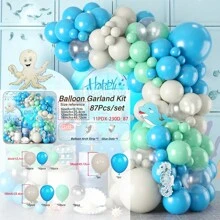 Bộ cổng bóng bay cao su trang trí ngày lễ nhiều màu, trang trí sự kiện theo chủ đề trang trại, trang trí sự kiện theo chủ đề đại dương, trang trí tiệc sinh nhật, trang trí tiết lộ giới tính, trang trí đám cưới, trang trí tiệc mừng ngày lễ, trang trí tiệc quà tặng năm mới, vật dụng trang trí tiệc - Nhiều màu - Xem 8