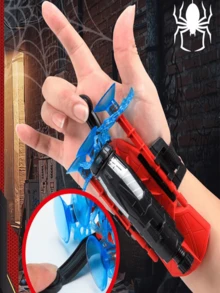 1set Launcher Toy Wrist Launcher Shooting Advanced Technology From A Distance To Take Objects Can Stick Smooth Surface Toys (Style, Packaging, Some Colors, Random Delivery) - Multicolor - View 1