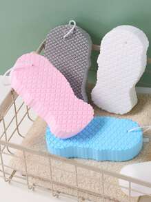 2 pièces Éponge exfoliante ultra douce et séchage rapide - Grattoir corporel doux et brosse de massage de douche, accessoire de salle de bain sans parfum, éponge exfoliante ultra douce, éponge pour éliminer les peaux mortes pour le corps, grattoir facial pour femmes et hommes - Multicolore - Voir 4