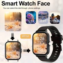 Smartwatch Bluetooth Call, Message Alert, Weather Forecast, Custom Dial, Compatible With Android And Ios - Pink - View 4