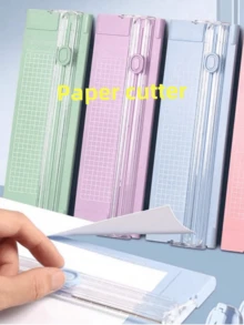 1 件 A4 尺寸双刀片切纸机，多功能裁纸器 - 彩色 - 查看 1