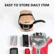 1 Stück wasserdichte Fahrrad Satteltasche, Outdoor-Radfahren TPU Material Mountainbike/Rennrad Sitzpacktasche