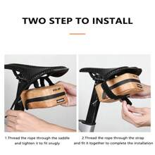 1 Stück wasserdichte Fahrrad Satteltasche, Outdoor-Radfahren TPU Material Mountainbike/Rennrad Sitzpacktasche