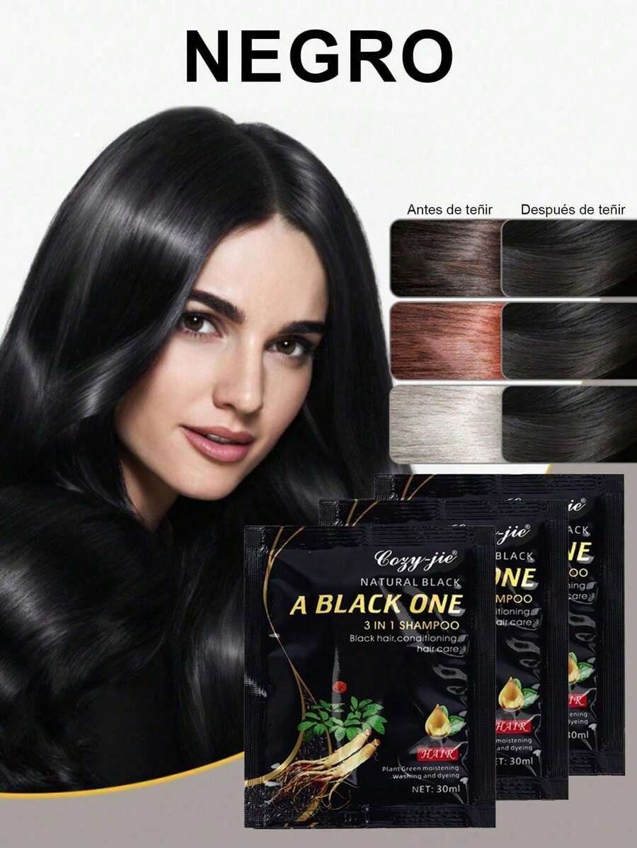 Hair Coloring - Natural Black - View 1