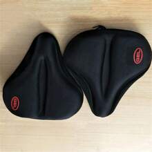 1pc Oversized Bicycle Silicone Seat Cover, Thickened Mountain/Electric Bike Saddle Cushion
