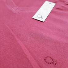 Ogochi Slim High Quality Men's Basic Short Sleeve Round Neck T-Shirt - 紅木色 - 查看 11