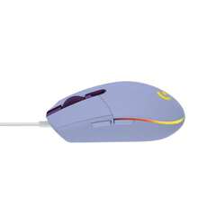 Logitech Wired Mouse G102 Mechanical Gaming Lightweight RGB Streamer Lighting Portable Classic Design Comfortable Grip Suitable For Small And Medium Hands Purple