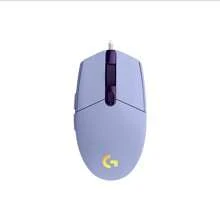 Logitech Wired Mouse G102 Mechanical Gaming Lightweight RGB Streamer Lighting Portable Classic Design Comfortable Grip Suitable For Small And Medium Hands Purple
