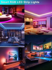 1 conjunto de tiras de luz LED RGB coloridas flexíveis, controle remoto de 24 teclas 5050 5V USB Power Edge Lighting, leve e fácil instalação, adequado para computador, TV, decoração de gabinete