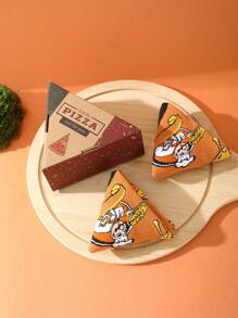 Tất CREATOR SOCKS 1 đôi tất in hình pizza unisex, tất quà tặng sáng tạo, tất đôi thời trang, tất thoải mái thoáng khí cho gia đình, thích hợp cho Ngày Valentine, Halloween, Giáng sinh, Năm mới, mọi mùa, Thu/Đông - Nhiều màu - Xem 4