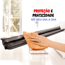 Door Seal Against Insects And Dirt 70cm Adjustable Roller Door Protector - màu đen - Xem 4