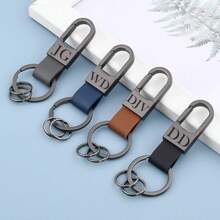 1 件个性化激光雕刻名字钥匙扣 - 时尚简约金属皮带夹，可定制设计 - 父亲节、母亲节和任何特殊场合的完美礼物 - 彩色 - 查看 5