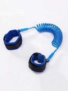 1pc Kids Anti-Lost Wrist Link Leash Traction Rope, Blue, Baby Travel Anti-Lost Chain - Blue - View 7