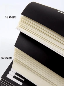 1pc 16/24/36 Pages Music Staff Manuscript Notebook, For Student Music Theory Exam, Piano Practice, Music Coursework, Christmas Gift