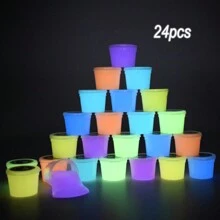12 件 - 24 件夜光腻子，简约时尚，娱乐有趣，多功能 - 彩色 - 查看 8