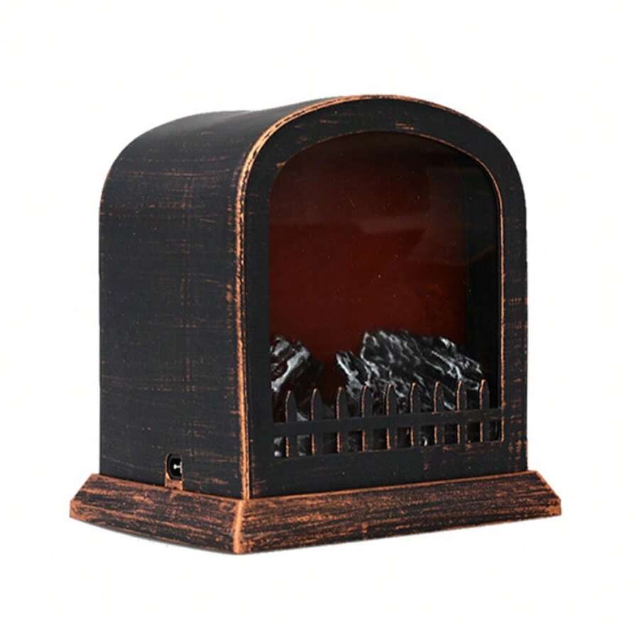 Simulation Lampe à Charbon De Bois Lumière Décorative Cheminée Sans Flamme Bois Feu Réaliste 3D LED Flamme Pour Festival Ornement Décor à La Maison