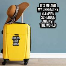 1pc Matte Asymmetrical Reusable Sticker, Self-Adhesive Decal For Laptop, Water Bottle, Wood, Plastic, Glass, Metal, Ceramic