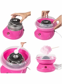 Mini Portable Electric Cotton Candy Machine - 白色 - 查看 4