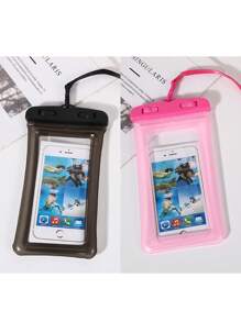 8/6/5/4/3/2/1个装防水袋，通用防水手机袋，气垫防水手机套，水下防水手机袋，沙滩防水手机干袋，适用于智能手机，圣诞节、万圣节礼物，家居、房间、生日、新年、配件、朋友、趣味礼物、夏季、沙滩