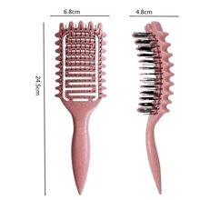 1 件装空心弹力卷发梳、圆头按摩梳、美发工具'