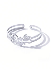 1 chiếc Vòng tay ruy băng hình trái tim tùy chỉnh bằng vàng bạc vàng hồng dành cho nữ Vòng tay ruy băng cá nhân bằng thép không gỉ vàng dành cho tiệc cưới Quà tặng trang sức thời trang Quà tặng ngày lễ tình nhân Quà tặng kỷ niệm, tốt nghiệp Quà tặng ngày của mẹ Quà tặng sinh nhật Quà tặng Giáng sinh - Nhiều màu - Xem 10