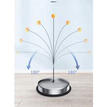 Robot huấn luyện bóng bàn, dụng cụ luyện tập bóng bàn tại nhà, đồ chơi trong nhà - Bạc - Xem 4