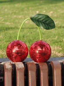 Quả cầu trang trí Disco Cherry cho tường và trang trí nhà cửa, có thể treo trên tường Quả cầu Disco Cherry, Đồ trang trí Disco trái cây màu hồng (ĐỎ) Quà tặng tốt nhất - màu đỏ - Xem 13