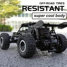 1:16 Scale High-Speed Off-Road Drift Master - Crawlers With 2.4G Remote Control, 20KM/H Speed, Anti-Collision Rubber Tires, And Perfect For Christmas And - Black - View 7