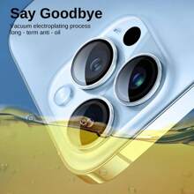 CSDZ 6PCS Compatible With Iphone 16 15 14 Pro Max Case Curved Clear Tempered Glass Back Camera Cover IPhone16 Plus 14Pro 13 Mini 15Pro Lens Ring Gift For Birthday, Family, Friends Lens Protector, Phone Accessories