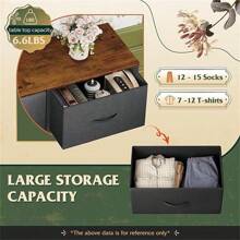 8 Drawer Fabric Storage TowerDresser -Tall Organizer With SteelFrame, Wood Top - Chest Of Drawerswith Fabric Bins For Bedroom, ClosetEntryway Storage