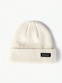 1 件纯色户外防风保暖护耳帽简约滑雪帽 - 彩色 - 查看 6
