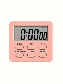 1 Pc Versatile Digital Kitchen Timer With Alarm Clock - Count Up & Down, 24-Hour Display, Memory Function, Large LCD, Magnetic/Stand Options For Cooking, Baking, Study & Gym,No Battery Included