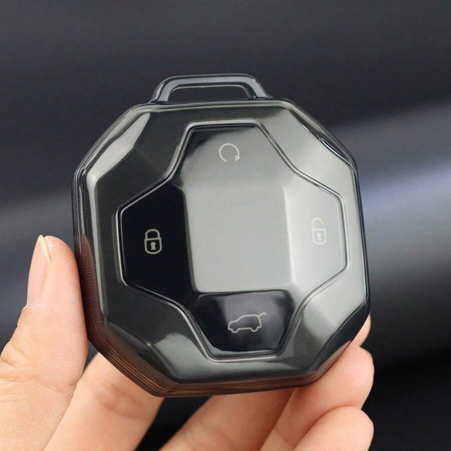1 件 TPU 汽车钥匙包保护套适用于奇瑞捷途 T2 Traveler 2023-2024,防水防尘,防刮,无钥匙汽车配件 - 彩色 - 查看 1