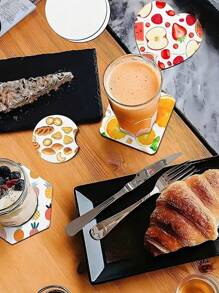 1 cái/5 cái/ 10 cáiĐế lót ly có ảnh tùy chỉnh, Đế lót ly có ảnh cá nhân, Đế lót ly vuông chịu nhiệt, Thảm trải bàn chống trượt tự làm, Thích hợp cho đám cưới, tiệc tùng, quầy bar, bàn cà phê, Quà tặng Giáng sinh cho gia đình, Quà tặng ngày lễ tình nhân cho bạn gái/bạn trai, Quà tặng sinh nhật cho bạn bè - Nhiều màu - Xem 4