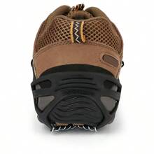 Walk Traction Cleats - 360-Degree Grip On Snow, Ice, & Multi-Terrain Surfaces - Elastic Outer Band Easy-On/Off Heel Tab & 1.2mm Zinc-Coated Steel Coils - Abrasion & Rust Resistant -With Bag- Unisex