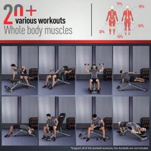 JOROTO MD60 Adjustable Weight Bench - 800 Pounds Capacity For Full Body Workout - 1 - View 6