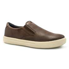 Pegada Slip On Leather And Elastic City Sneakers 111504 - 鏽棕色 - 查看 1